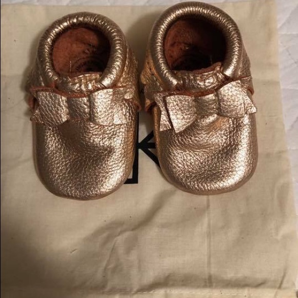 Freshly Picked Other - Rose gold freshly pricked bow Mocs